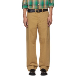 Khaki Field Trousers 241435M191003