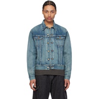 Blue Leeland Denim Jacket 241435M177007