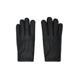 Black Officer Gloves 222435M135000