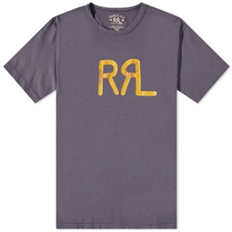 RRL Logo T-Shirt Navy