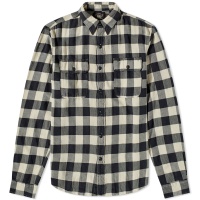 RRL Matlock Check Shirt Black & Cream