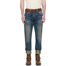 Indigo Slim Fit Jeans 241435M186000