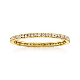 by ross-simons diamond eternity band in 14kt yellow gold