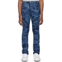 Blue Slim Jeans 241702M186017