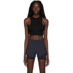 SSENSE Exclusive Black Cut Out Cropped Tank 221434F561002