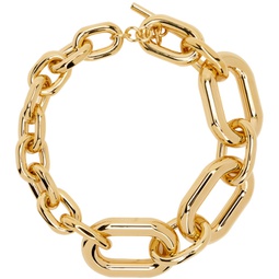 Gold XL Link Necklace 241605F023001