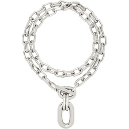 Silver XL Link Necklace 241605F023004