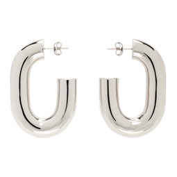 Silver XL Link Earrings 241605F022002