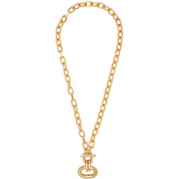 Gold XL Link Extra Pendant Necklace 241605F023005