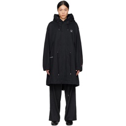 Black Fred Perry Edition Coat 232287M176000