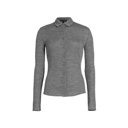 Harlow Wool Button-Up Shirt