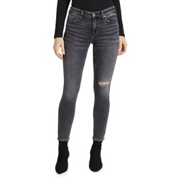 Cate Mid Rise Ankle Skinny Jeans