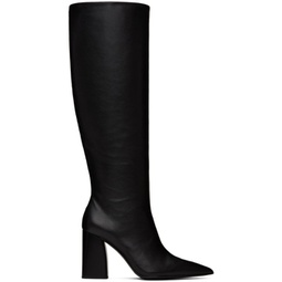 Black Viva Knee-High Boots 241055F115000