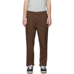 Brown Oscar Trousers 231055M190004
