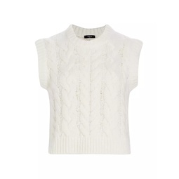 Alexis Cable-Knit Sweater Vest