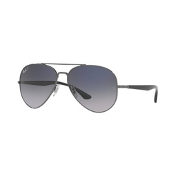 Unisex Polarized Sunglasses RB3675 58