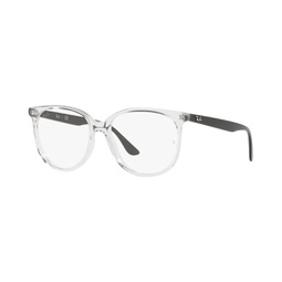 RB4378V Optics Womens Square Low Bridge Fit Eyeglasses