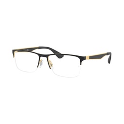 RX6335 Unisex Rectangle Eyeglasses