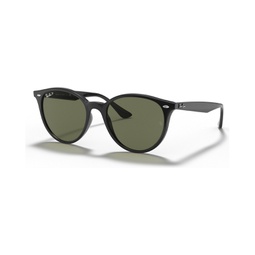 Unisex Polarized Low Bridge Fit Sunglasses RB4305F 53