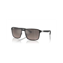 Unisex Polarized Sunglasses Mirror Gradient Polar RB3721CH