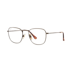 RX8157 Frank Titanium Optics Mens Square Eyeglasses