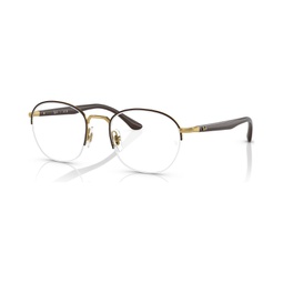 Unisex Square Eyeglasses RX648750-O