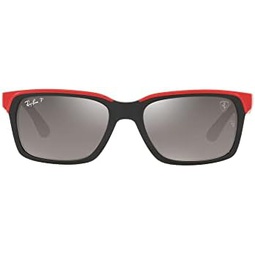 Ray-Ban RB4393m Scuderia Ferrari Collection Rectangular Sunglasses