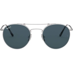 Ray-Ban Rb8147m Titanium Round Sunglasses