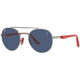 Ray-Ban Rb3696m Scuderia Ferrari Collection Round Sunglasses