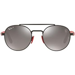 Ray-Ban Rb3696m Scuderia Ferrari Collection Round Sunglasses