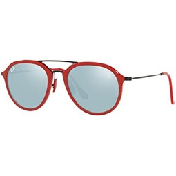 Ray-Ban Womens Rb4369m Scuderia Ferrari Collection Square Sunglasses