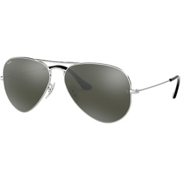 Ray-Ban Sunglasses RB 3025 W3277 Aviator Large Metal Silver Gre