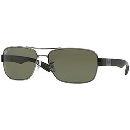 Ray-Ban RB3522 Sunglasses For Men + BUNDLE with Designer iWear Eyewear Care Kit