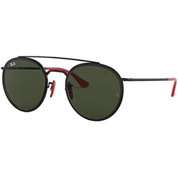 Ray-Ban Rb3647m Scuderia Ferrari Collection Round Sunglasses