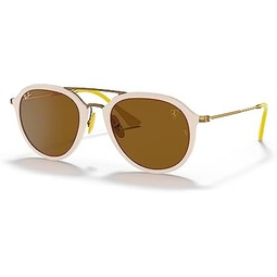 Ray-Ban Womens Rb4369m Scuderia Ferrari Collection Square Sunglasses