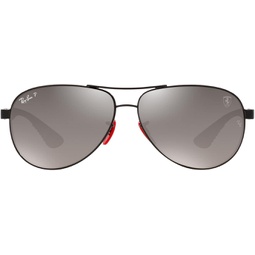 Ray-Ban Rb8331m Scuderia Ferrari Collection Aviator Sunglasses