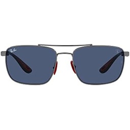 Ray-Ban Womens Rb3715m Scuderia Ferrari Collection Square Sunglasses