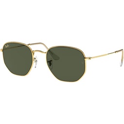Ray-Ban RB3548 919631 51MM Legend Gold/g.15 Green Irregular Sunglasses for Men for Women + BUNDLE with Designer iWear Eyewear Kit
