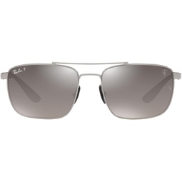 Ray-Ban Rb3715m Scuderia Ferrari Collection Square Sunglasses
