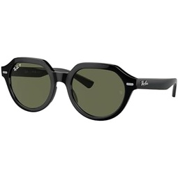 Ray-Ban Womens Rb4399f Gina Low Bridge Fit Square Sunglasses