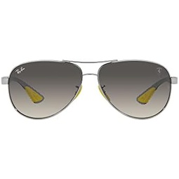 Ray-Ban Womens Rb8331m Scuderia Ferrari Collection Aviator Sunglasses