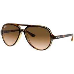 Ray-Ban Cats 5000 RB4125 Pilot Sunglasses for Men + BUNDLE With Designer iWear Complimentary Eyewear Kit