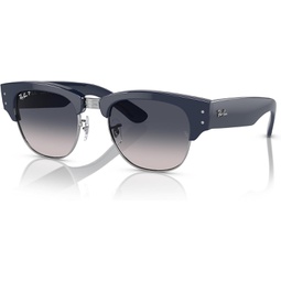 Ray-Ban Sunglasses RB 316 S 136678 Mega Clubmaster Blu On Silver