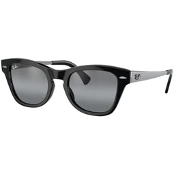 Ray-Ban RB7070SM Square Sunglasses for Men for Women + BUNDLEE With Designer iWear Complimentary Eyewear Kit