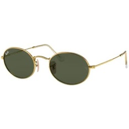 Ray-Ban RB3547 Oval Sunglasses for Men for Women + BUNDLE With Designer iWear Eyewear Kit