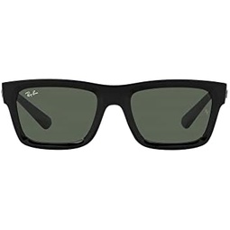 Ray-Ban Mens Rb4396f Warren Low Bridge Fit Rectangular Sunglasses