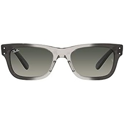Ray-Ban Mens Rb2283f Mr. Burbank Low Bridge Fit Rectangular Sunglasses