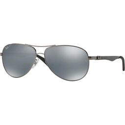 Ray Ban RB8313 004K6 58mm Sunglasses - Size: 61--13--140 - Color: Grey