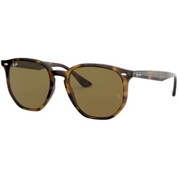 Ray-Ban RB4306 Irregular Sunglasses for Men for Women + BUNDLE With Designer iWear Eyewear Kit