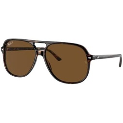 Ray-Ban Bill RB2198 Square Sunglasses for Men for Women + BUNDLE With Designer iWear Complimentary Eyewear Kit